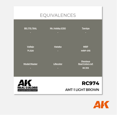 AK Real Colors - AMT-1 Light Brown