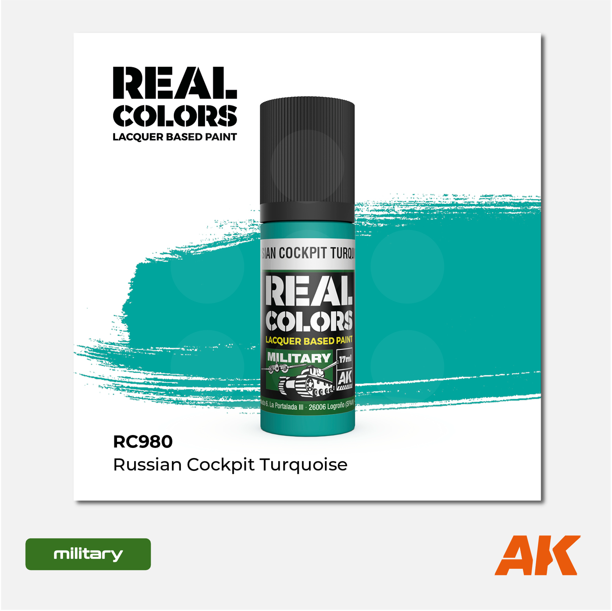 AK Real Colors - Russian Cockpit Turquoise
