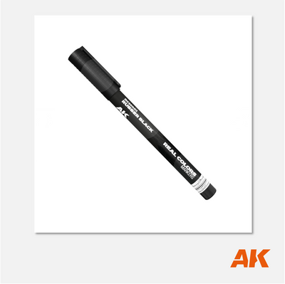 AK Interactive Real Colors Marker - Rubber Black - RCM001 - Gothaforce