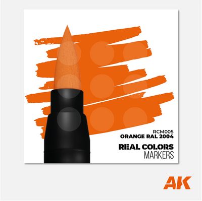 AK Interactive Real Colors Marker - Orange RAL 2004 - RCM005 - Gothaforce