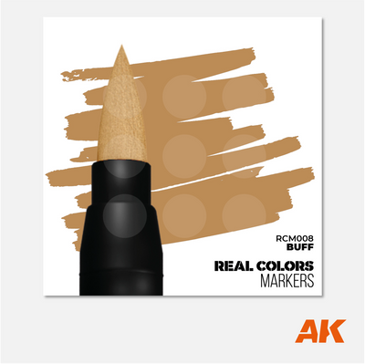 AK Interactive Real Colors Marker - Buff - RCM008 - Gothaforce