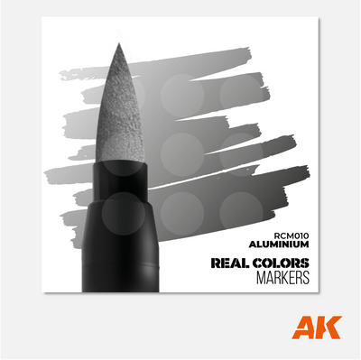 AK Interactive Real Colors Marker - Aluminium - RCM010 - Gothaforce