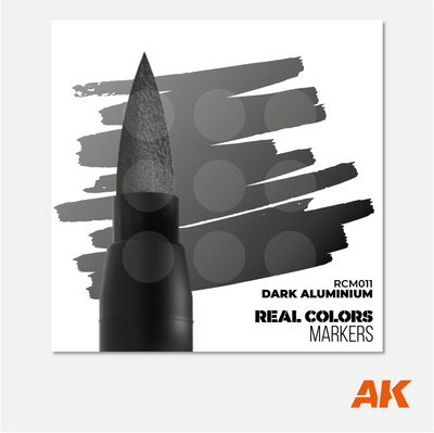 AK Interactive Real Colors Marker - Dark Aluminium - RCM011 - Gothaforce