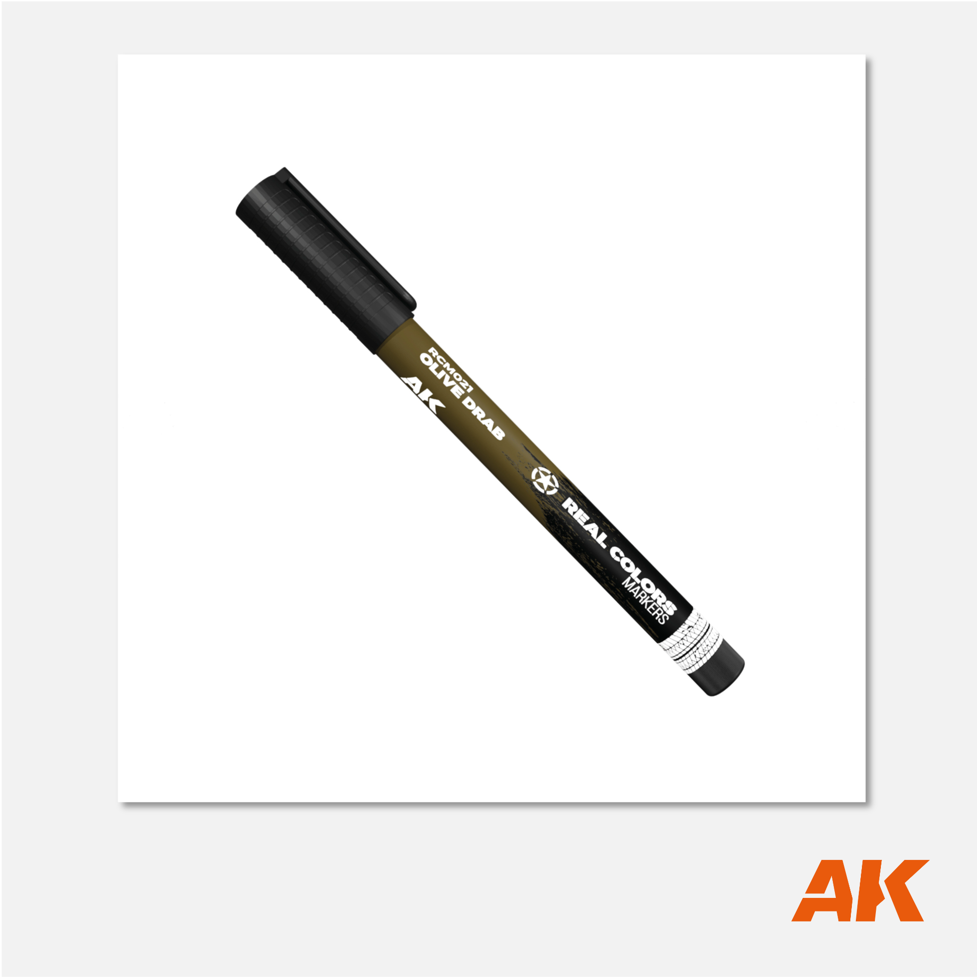 AK Interactive Real Colors Marker - Olive Drab - RCM021 - Gothaforce