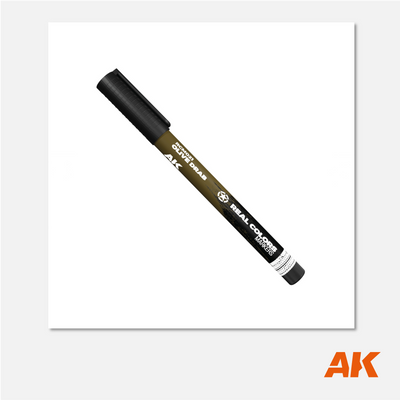 AK Interactive Real Colors Marker - Olive Drab - RCM021 - Gothaforce