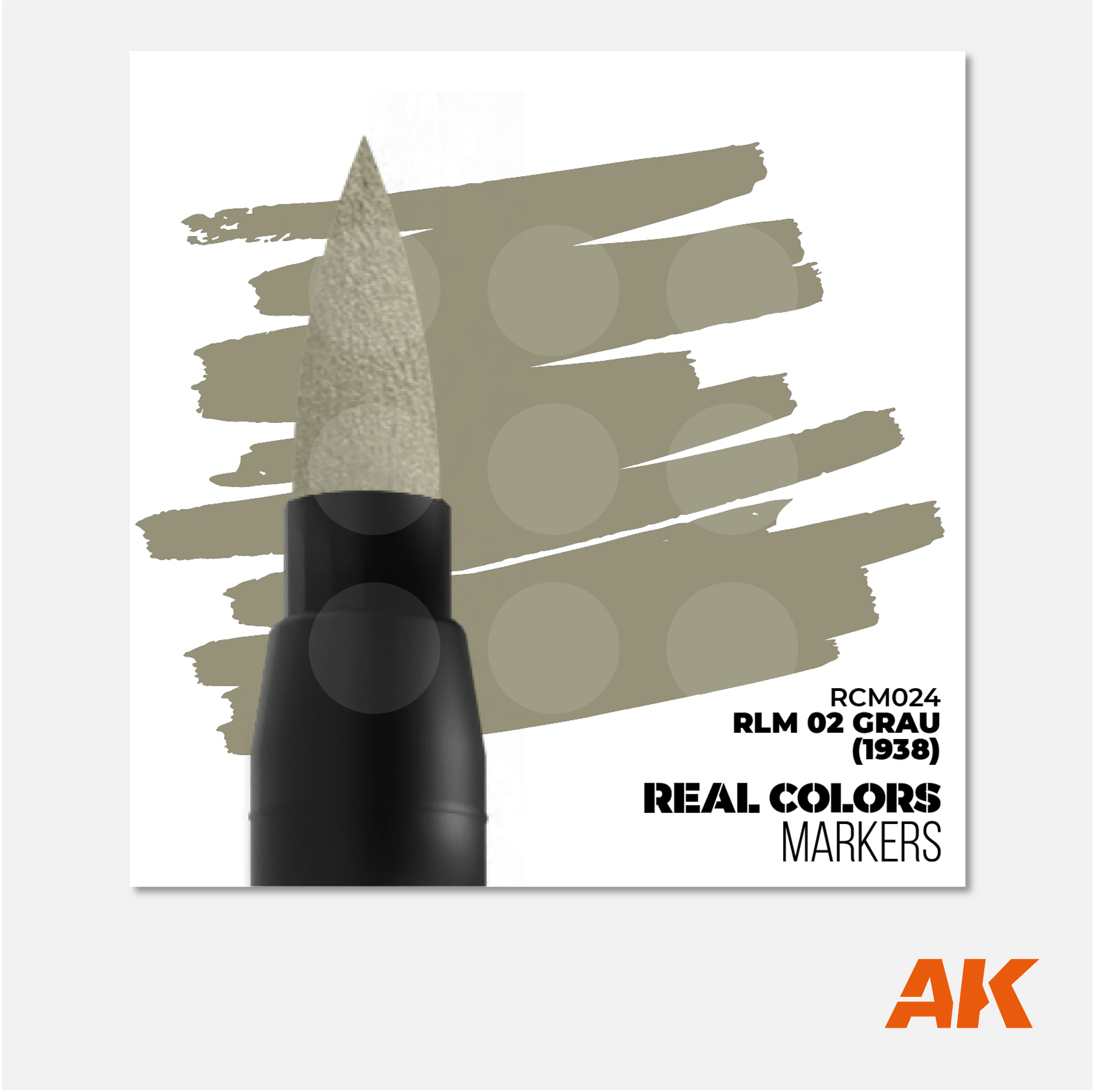AK Interactive Real Colors Marker - RLM 02 Grau 1938 - RCM024 - Gothaforce