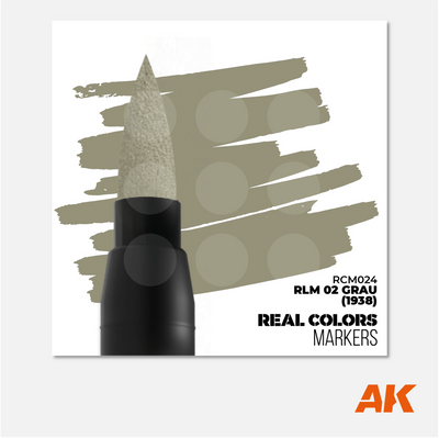 AK Interactive Real Colors Marker - RLM 02 Grau 1938 - RCM024 - Gothaforce