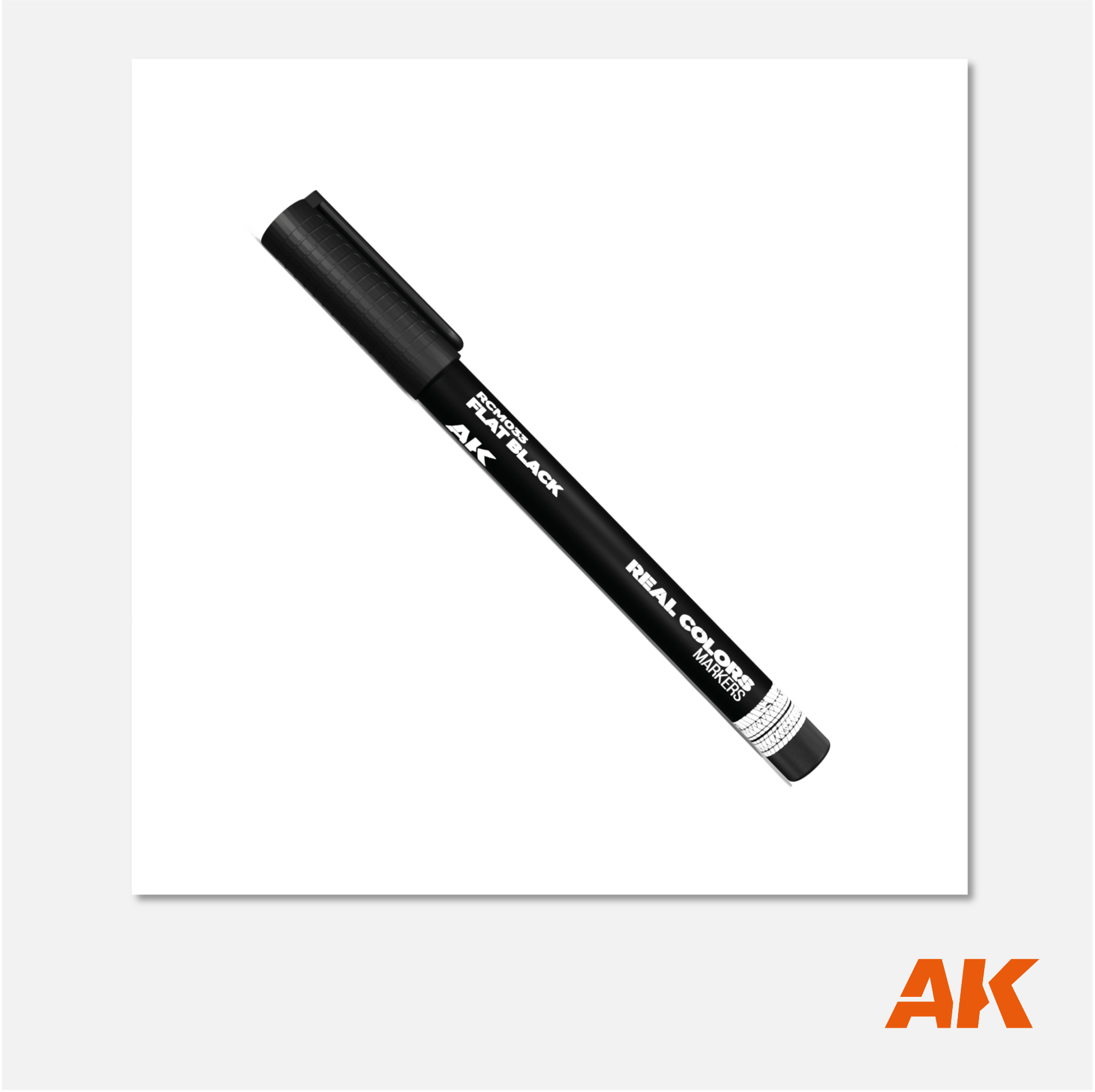 AK Interactive Real Colors Marker - Flat Black - RCM033 - Gothaforce