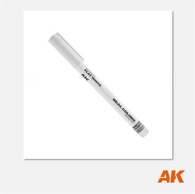 AK Interactive Real Colors Marker - Flat White - RCM034 - Gothaforce