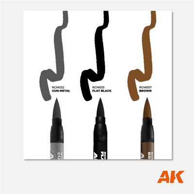 AK Interactive Real Colors Markers Set - Weapons - RCM103 - Gothaforce