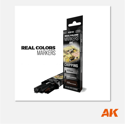 AK Interactive Real Colors Markers Set - Chipping - RCM105 - Gothaforce