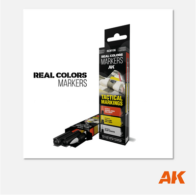 AK Interactive Real Colors Markers Set - Tactical Markings - RCM106 - Gothaforce