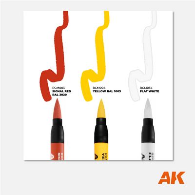 AK Interactive Real Colors Markers Set - Tactical Markings - RCM106 - Gothaforce