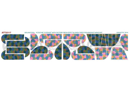 1/32 - Wingnut Wings - Roland D.VIa - 4 colour lozenge - linen tapes - factory fresh