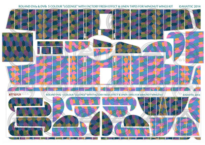 1/32 - Wingnut Wings - Roland D.VIa - 5 colour lozenge - linen tapes - factory fresh