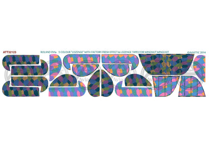 1/32 - Wingnut Wings - Roland D.VIa - 5 colour lozenge - lozenge tapes - factory fresh