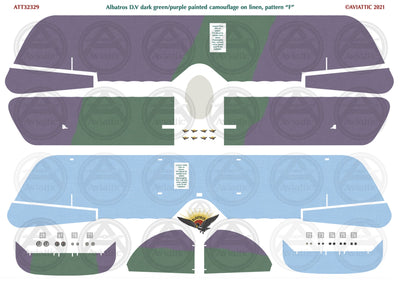 1/32 - Wingnut Wings - Albatros D.V(a) - Painted Camouflage on Linen - scheme F - factory fresh