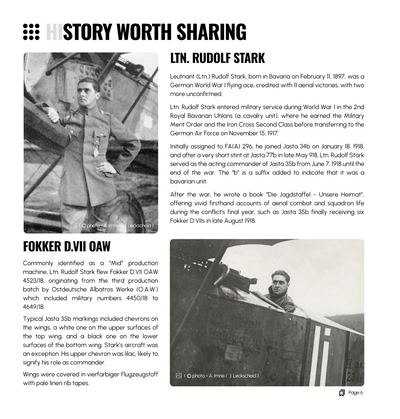 Briefing 1/32 Fokker D.VII OAW 3.0 Rudolf Stark