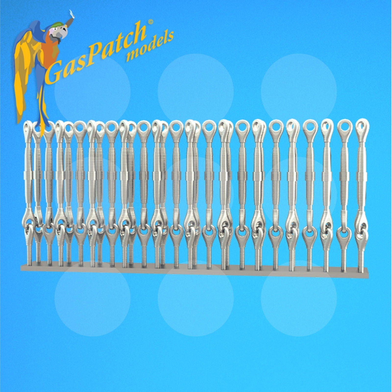 Gaspatch Models - Metal Turnbuckles Type A - 1/32 scale - 12-32004