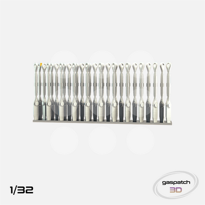 Gaspatch Models - Metal Turnbuckles Type B - 1/32 scale - 12-32005 - Gothaforce