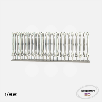 Gaspatch Models - Metal Turnbuckles Type C - 1/32 scale - 12-32006 - Gothaforce