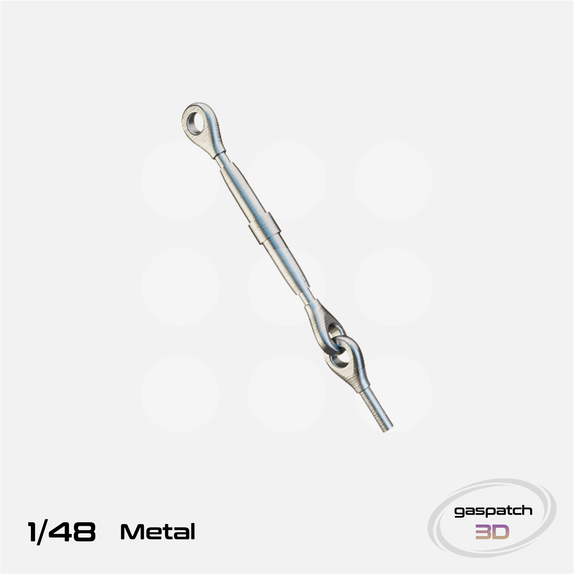 Gaspatch Models - Metal Turnbuckles Type A - 1/48 scale - 12-48007 - Gothaforce
