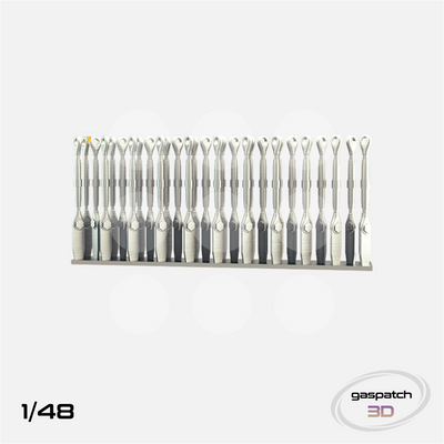 Gaspatch Models - Metal Turnbuckles Type B - 1/48 scale - 12-48008 - Gothaforce