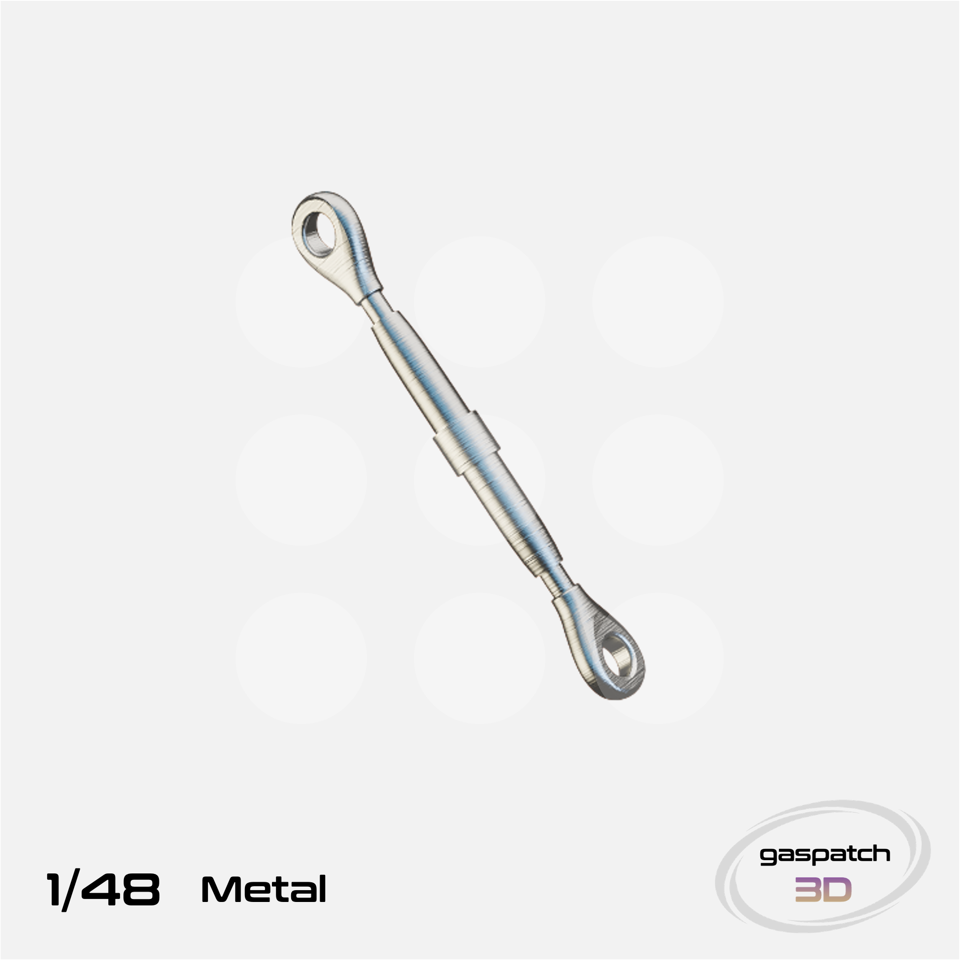 Gaspatch Models - Metal Turnbuckles Type C - 1/48 scale - 12-48009 - Gothaforce