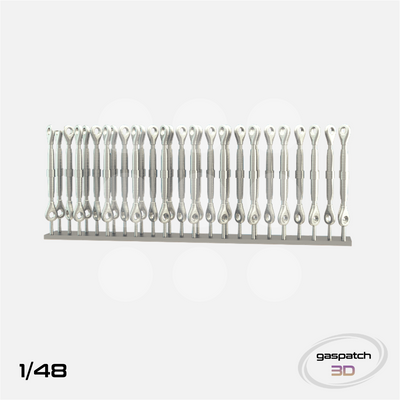 Gaspatch Models - Metal Turnbuckles Type C - 1/48 scale - 12-48009 - Gothaforce