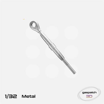 Gaspatch Models - Metal Turnbuckles Type One End - 1/32 scale - 13-32014 - Gothaforce