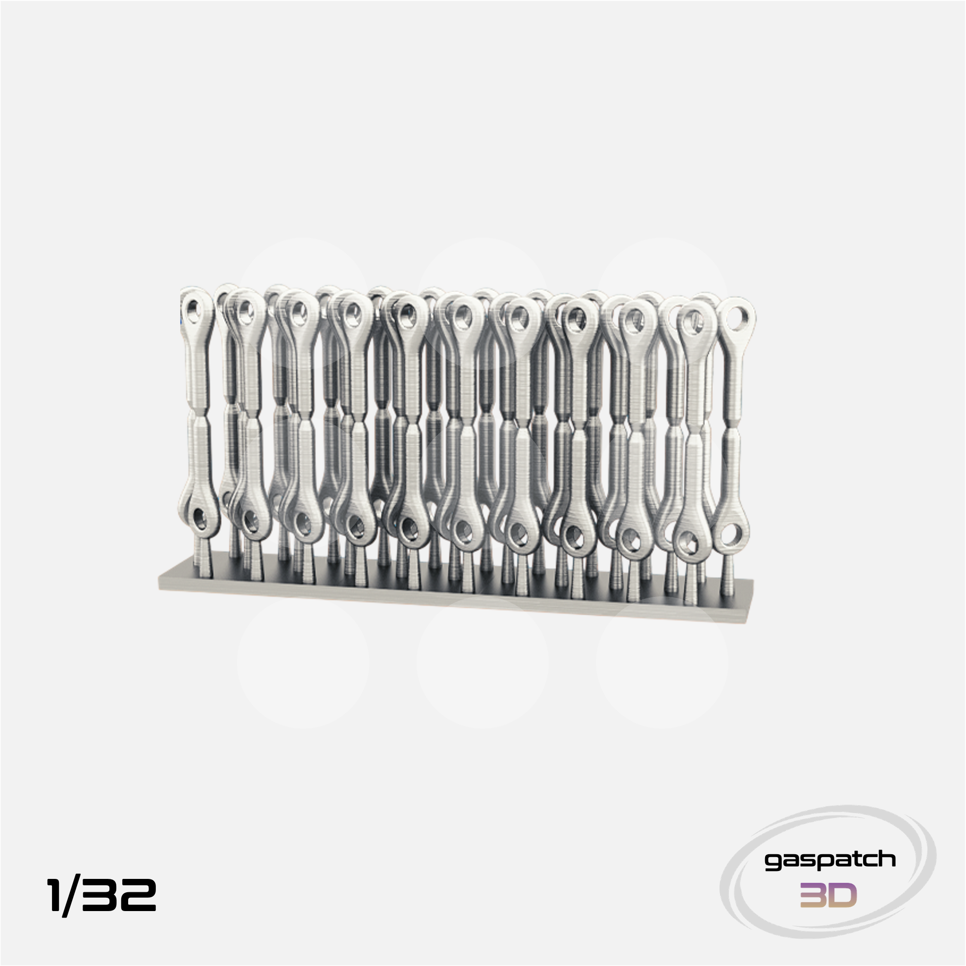 Gaspatch Models - Metal Turnbuckles Anchor Points - 1/32 scale - 13-32016 - Gothaforce