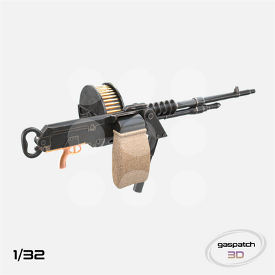 Gaspatch Models - Hotchiss M1914 Machine Gun - 1/32 scale - 13-32058 - Gothaforce