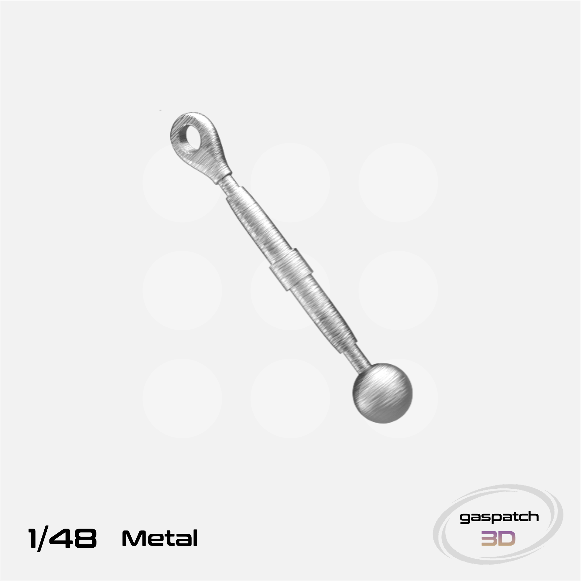 Gaspatch Models- Metal Turnbuckles Type Albatros - 1/48 scale - 13-48010 - Gothaforce