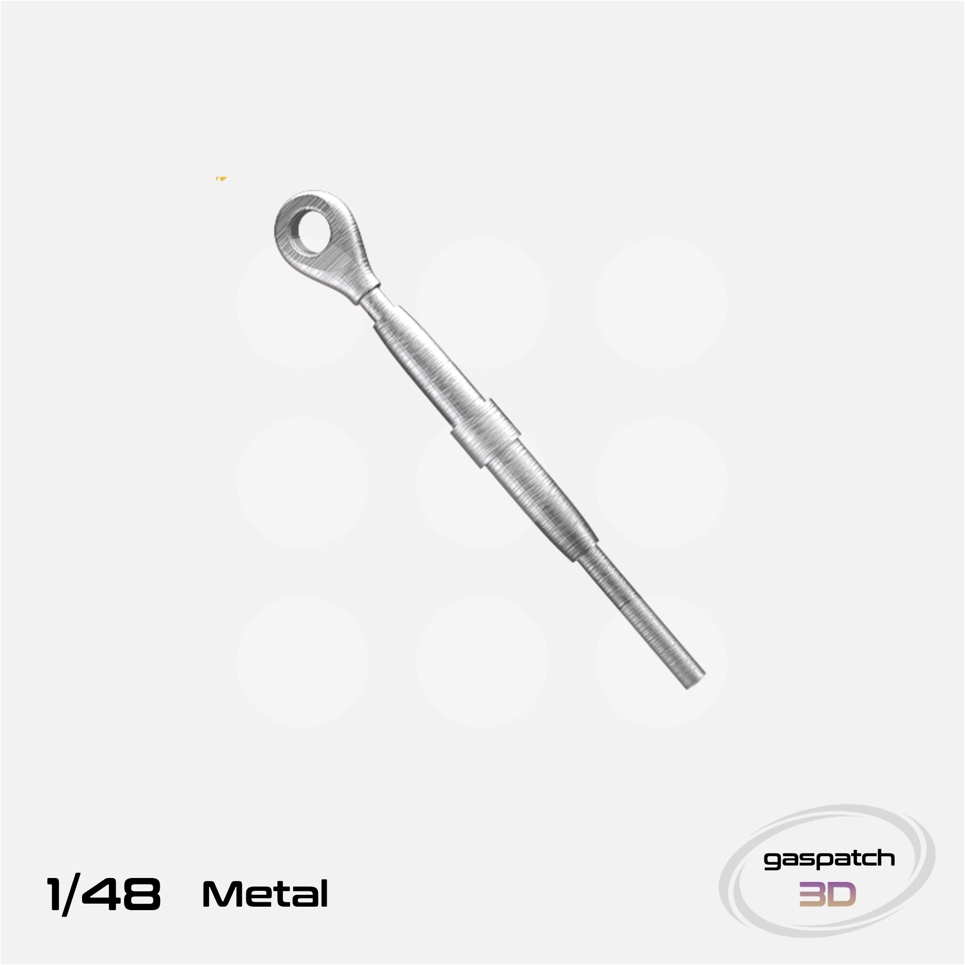 Gaspatch Models - Metal Turnbuckles Type One End - 1/48 scale - 13-48015 - Gothaforce