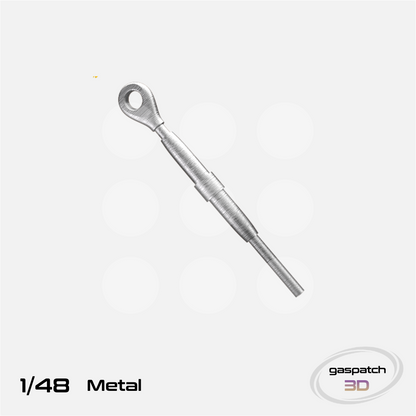 Gaspatch Models - Metal Turnbuckles Type One End - 1/48 scale - 13-48015 - Gothaforce