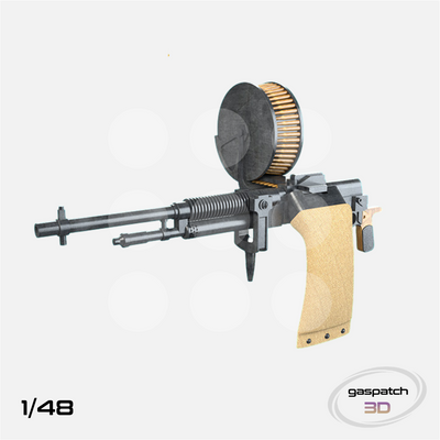 Gaspatch Models - Hotchiss M1909 Machine Gun - 1/48 scale - 13-48029 - Gothaforce