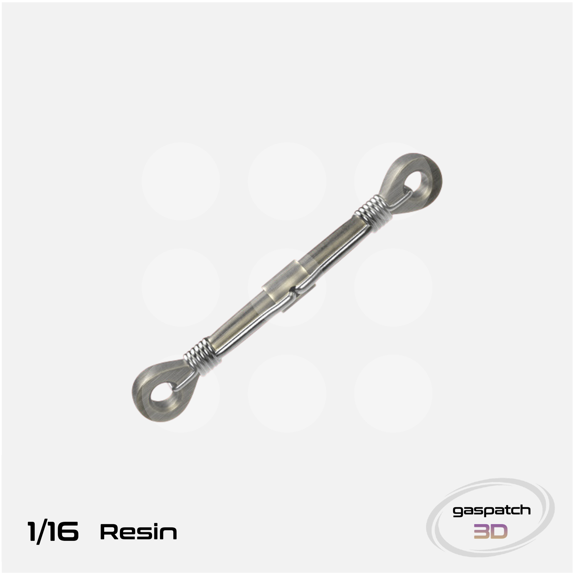 Gaspatch Models - Resin Turnbuckles Type C - 1/16 scale - 16-16092 - Gothaforce