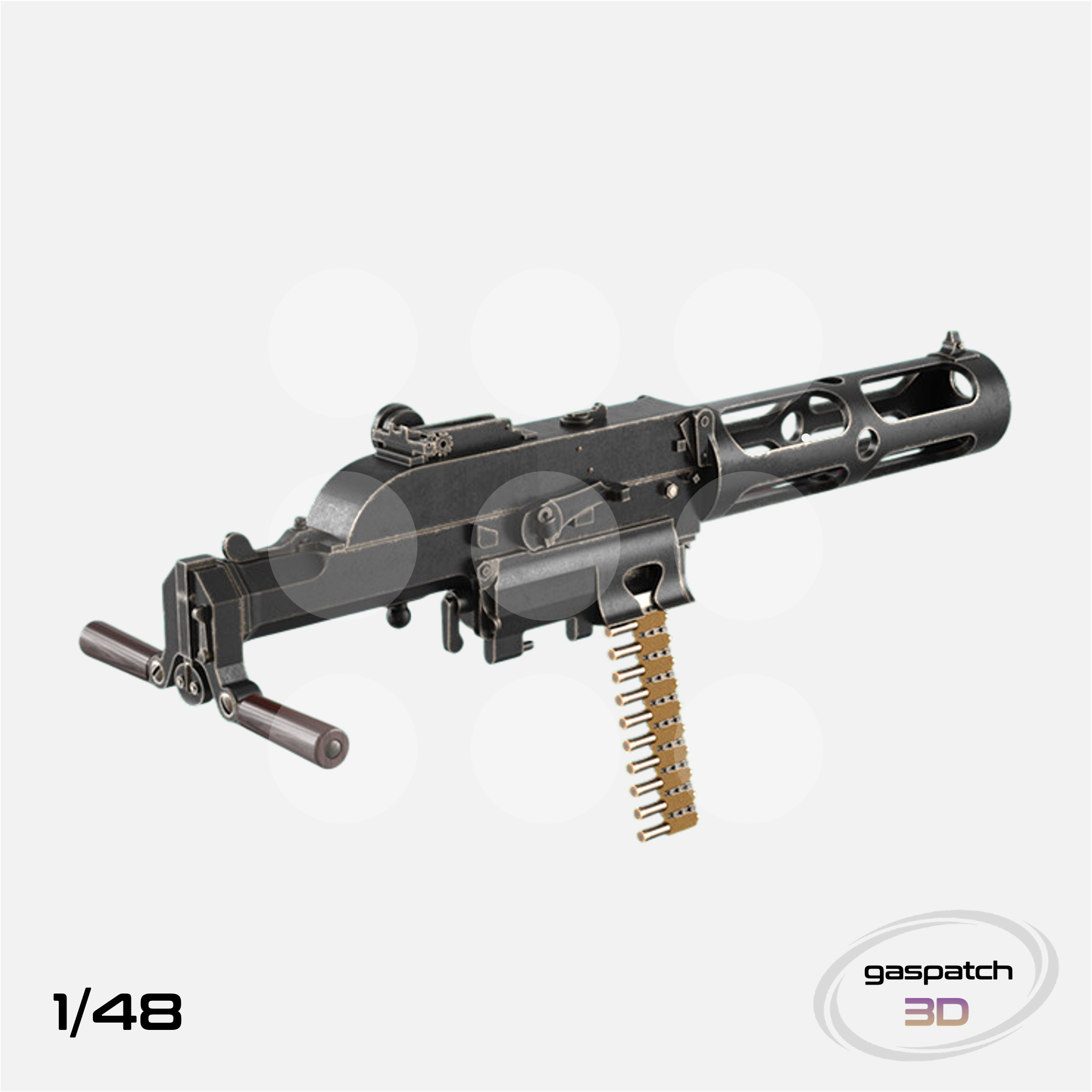Gaspatch Models - Schwarzlose 07-12 Naval Machine Gun - 1/48 scale - 17-48109 - Gothaforce