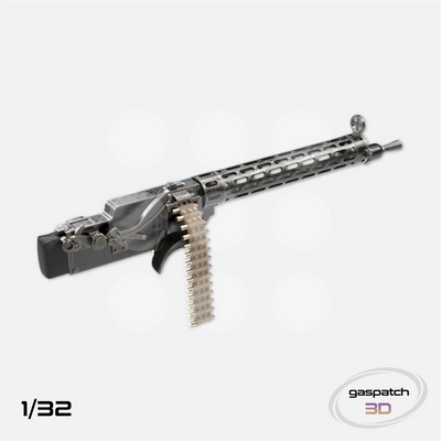 Gaspatch Models - Spandau LMG 08/15 Extended Loading Handle Fokker version Machine Gun - 1/32 scale - 18-32128 - Gothaforce