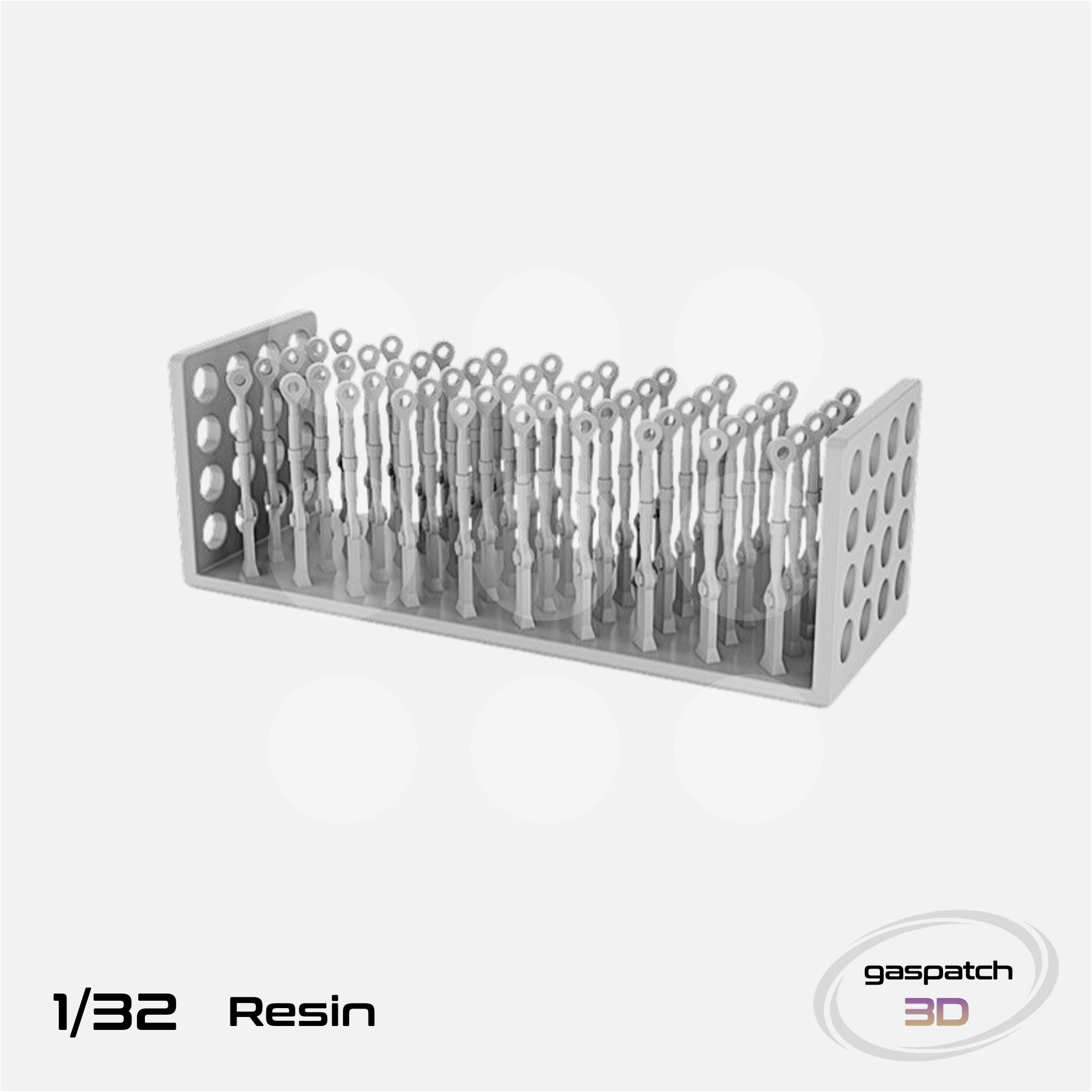 Gaspatch Models - Resin Turnbuckles Type B - 1/32 scale - 18-32133 - Gothaforce