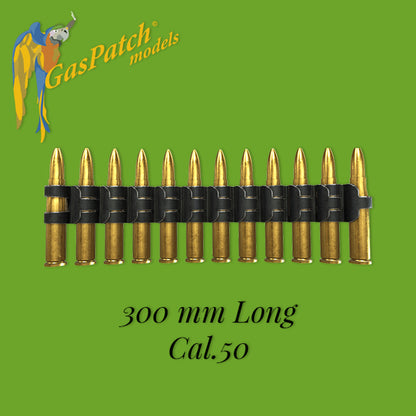 Gaspatch Models - Flexible Ammo Belt Cal 50 300mm long - 1/35 scale - 18-32150