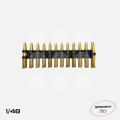 Gaspatch Models - Flexible Ammo Belt Cal .50 300mm long - 1/48 scale - 18-48144 - Gothaforce