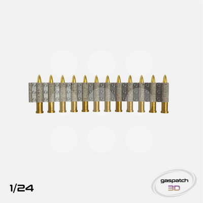 Gaspatch Models - Flexible Ammo Belt Cal WWI 300mm long - 1/24 scale - 19-24154 - Gothaforce
