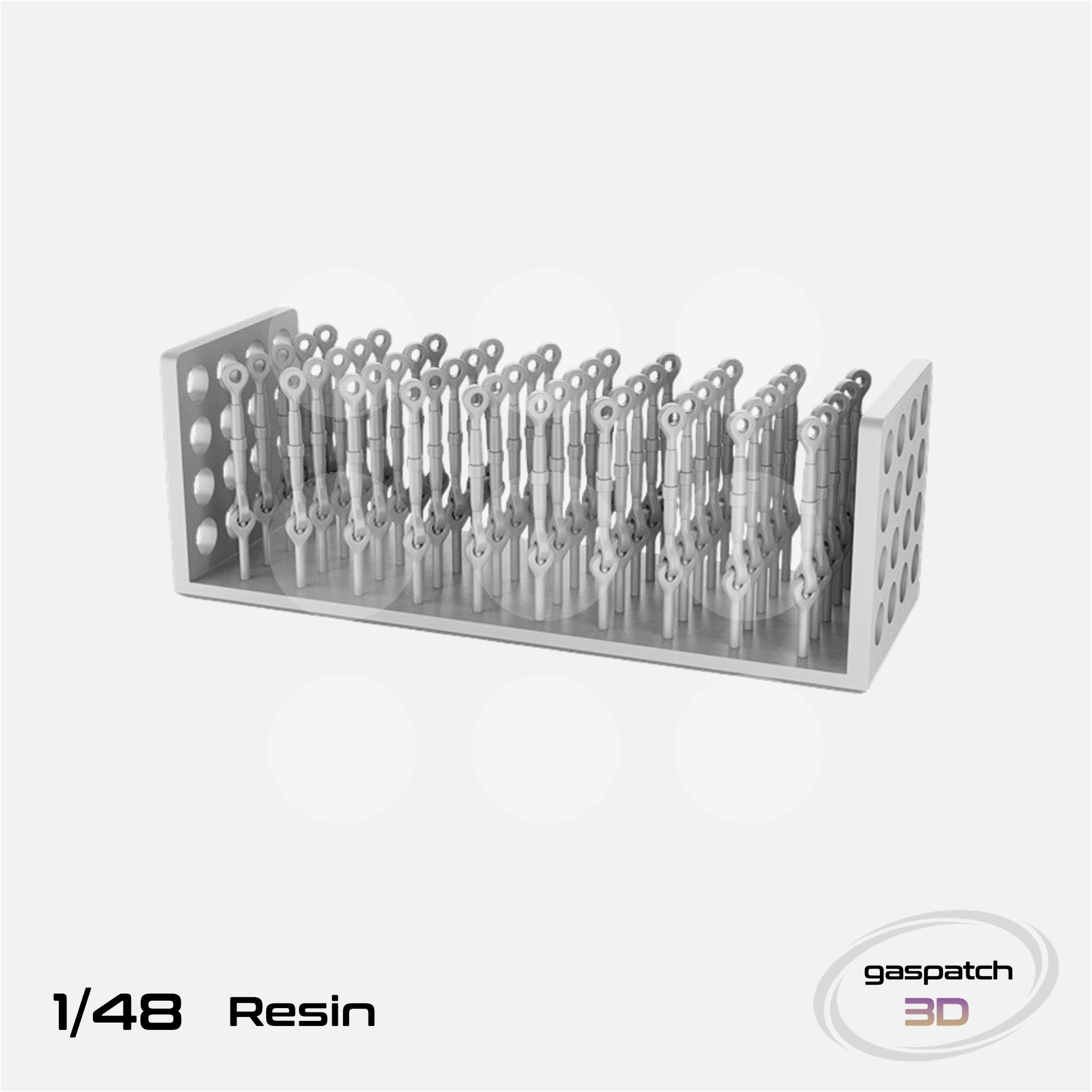 Gaspatch Models - Resin Turnbuckles Type A - 1/48 scale - 19-48161 - Gothaforce