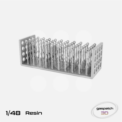 Gaspatch Models - Resin Turnbuckles Type B - 1/48 scale - 19-48162 - Gothaforce