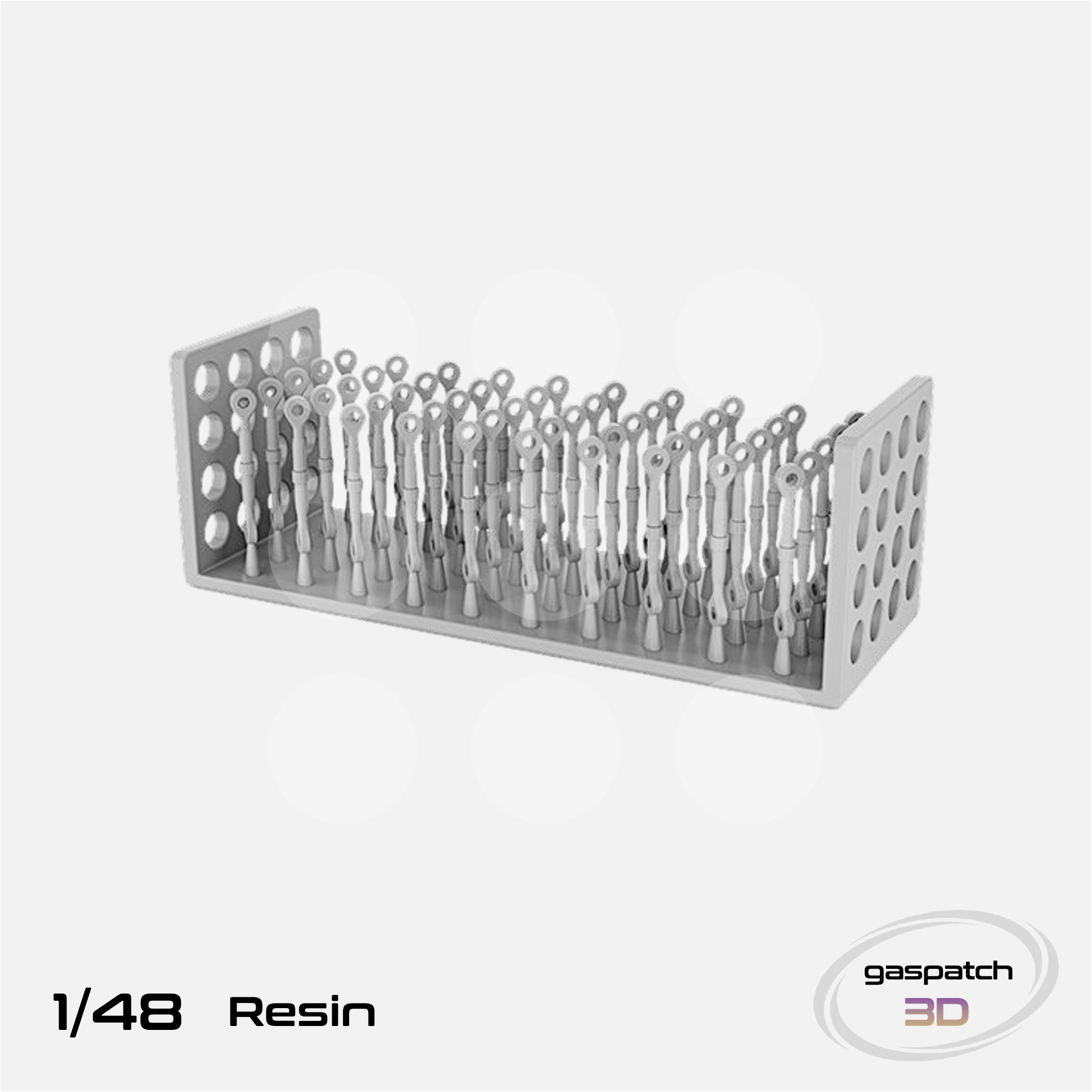Gaspatch Models - Resin Turnbuckles Type C - 1/48 scale - 19-48163 - Gothaforce