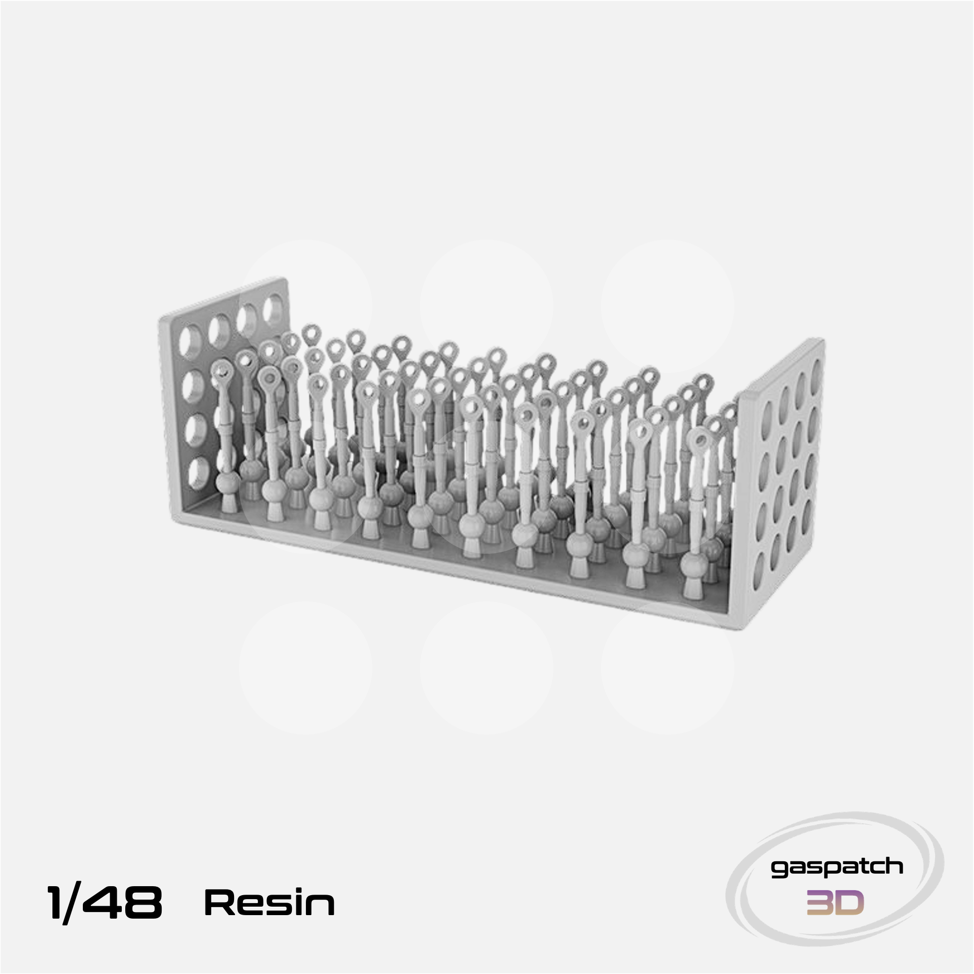 Gaspatch Models - Resin Turnbuckles Type Albatros - 1/48 scale - 19-48164 - Gothaforce