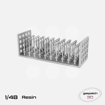 Gaspatch Models - Resin Turnbuckles Type Albatros - 1/48 scale - 19-48164 - Gothaforce
