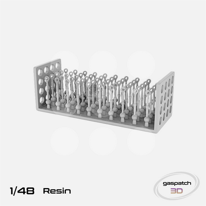 Gaspatch Models - Resin Turnbuckles Type Albatros - 1/48 scale - 19-48164 - Gothaforce