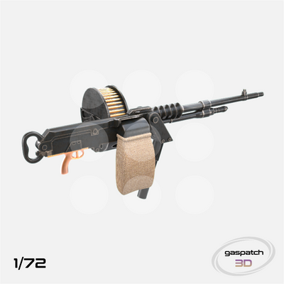 Gaspatch Models - Hotchiss M1914 Machine Gun - 1/72 scale - 19-72186 - Gothaforce